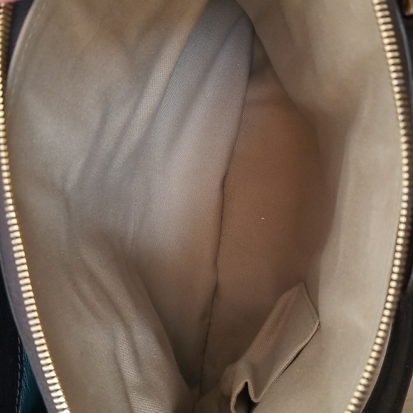 Marc Jacobs Hudson Striping Leather Satchel with Leather Lining in Dark … - Picture 16 of 17